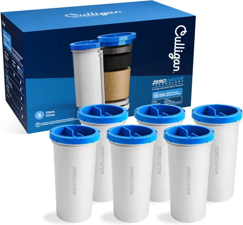 Miniatura 9 de Culligan con tecnología ZeroWater - Filtro de repuesto de 4 unidades, filtro de agua avanzado de 5 etapas – Certificado IAPMO para reducir el plomo