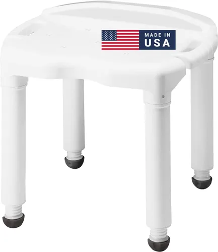 Carex Asiento de baño universal y silla de ducha, banco de ducha resistente para bañera, taburete de seguridad para personas mayores y