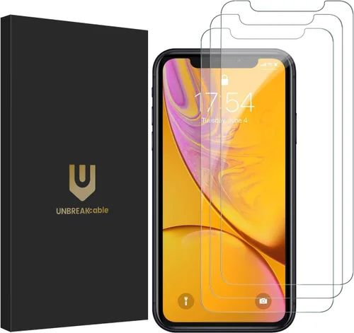 Miniatura 27 de UNBREAKcable Paquete de 3 protectores de pantalla para iPhone 17 Pro Max, vidrio templado doble inastillable [marco de fácil instalación]
