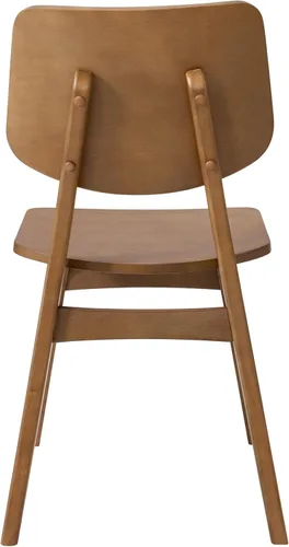 Miniatura 10 de Alaterre Furniture Calais Dining - Juego de 2 sillas de comedor moderno de mediados de siglo, juego de sillas de madera maciza con diseño