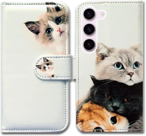 Miniatura 23 de Bcov Funda para Samsung S23, diseño de pájaro negro y verde con tapa para teléfono con ranura para tarjeta y soporte para Samsung Galaxy S23