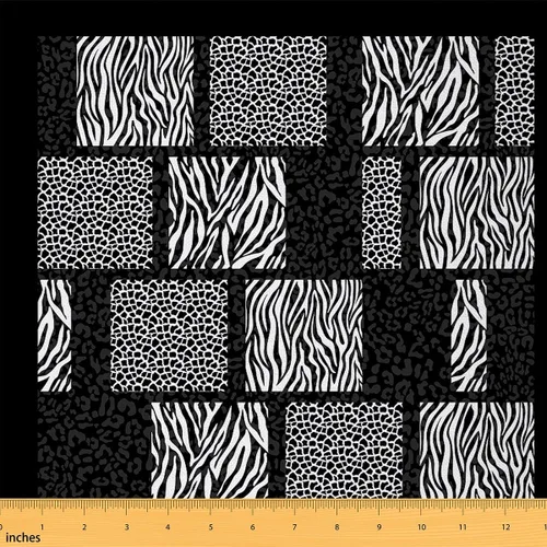 Miniatura 37 de Tela con Estampado de Leopardo por Yarda, Tela de Tapicería de Guepardo Africano Vida Silvestre para Sillas Sofá, Tela Impermeable de Piel de Animal