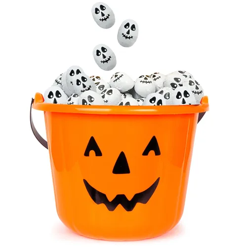 Miniatura 8 de Fruidles Surtidos de chocolate misterioso de Halloween, rellenos de bolsas de fiesta de truco o trato, láminas de diseño espeluznante, lácteos
