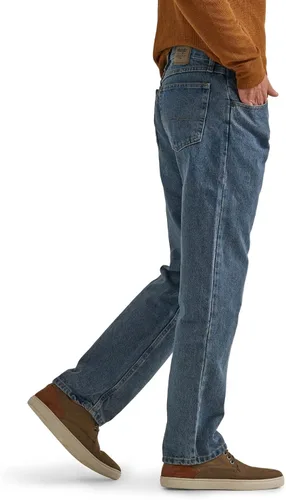 Miniatura 2 de Wrangler Authentics Jeans clásicos para hombre, corte holgado, con 5bolsillos, de algodón