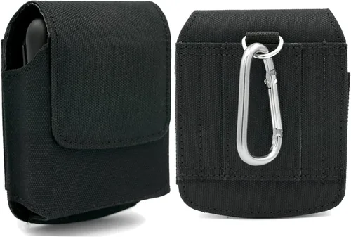 Miniatura 8 de BECPLT Funda de nailon para Galaxy Note 20 Ultra 5G S24+ para cinturón negro con clip para cinturón para iPhone 15 Pro Max 14 Pro Max 13 Pro Max 12