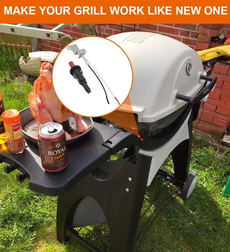 Miniatura 5 de DELSbbq 60092 - Kit de encendido para parrilla con botón pulsador, compatible con Weber Q300 Q3000, repuesto para arrancador de fuego de parrilla a