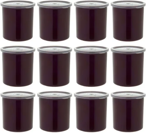 Miniatura 7 de Carlisle FoodService Products Tapa de repuesto para cocina, restaurantes, hogar, plástico, 1.2 cuartos de galón, transparente, (paquete de 12)