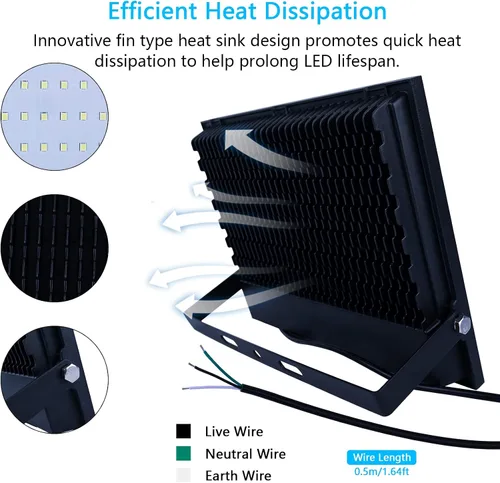Miniatura 5 de MIHEAL Ultra delgado 10 W 20 W 30 W 50 W 100 W LED foco de luz de inundación LED lámpara de búsqueda 110 V reflectores para jardín al aire libre