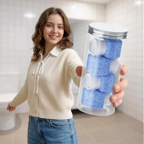 Miniatura 2 de Paquete de 8 en 2 Latas Cabezales, Repuesto Piedra Pómez Limpieza de Taza de Inodoro, para Limpiar Inodoros, Bañeras, Parrillas, Piscinas, Fregaderos