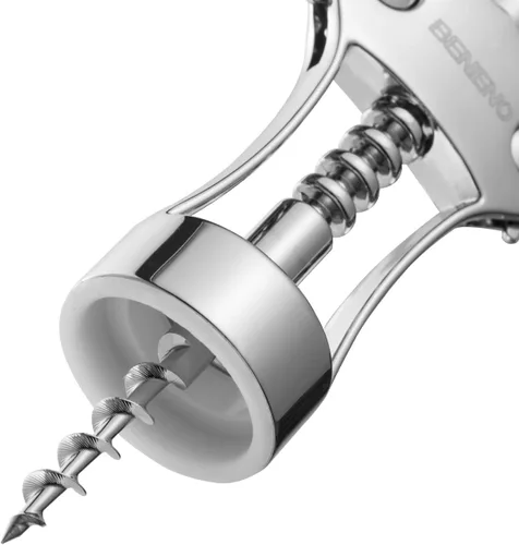 Miniatura 8 de Beneno Abridor de vino con tapón de silicona a prueba de fugas, sacacorchos de ala premium de aleación de zinc con abrebotellas multifuncional