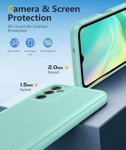 Miniatura 167 de FNTCASE Funda para iPhone 17 Pro: Fundas delgadas translúcidas de color azul claro compatibles con MagSafe, protección completa de la cámara