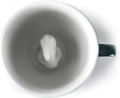 Miniatura 3 de Creature Cups Taza de cerámica T-REX – Taza de animales 3D ocultos, regalo divertido para los amantes de los dinosaurios y el jurásico T-Rex (verde)