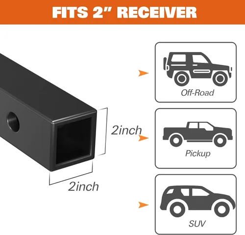 Miniatura 6 de WEIZE Cesta de Carga con Enganche para SUV, Camión - 53x19 Pulgadas, Capacidad de 500LB, con Bolsa Impermeable, Correa de Red, Tensor, Recubierto
