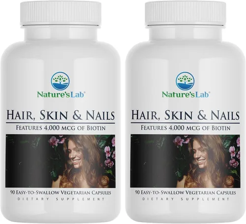 Miniatura 7 de Nature's Lab Cabello piel y uñas - Biotina, BCAA, MSM, complejo vitamínico - 90 unidades (suministro para 90 días)