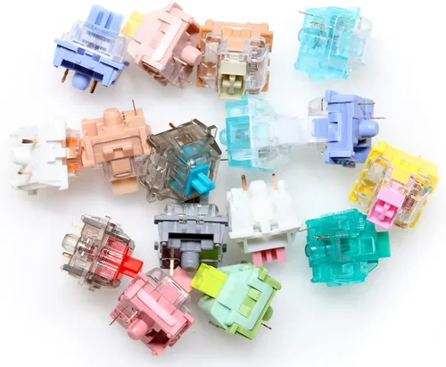 Miniatura 4 de KPREPUBLIC Interruptor OTM Outemu para teclado mecánico, silencioso, lineal, táctil, océano, rojo, limón, morado, rosa, jade, lima, melocotón