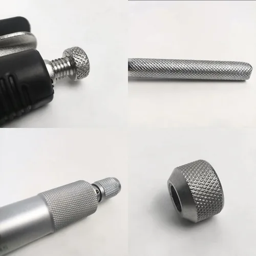 Miniatura 6 de HFS (R) Soporte de herramienta de moleteado ajustable con 6 ruedas para mini tornos 0-2 "de capacidad