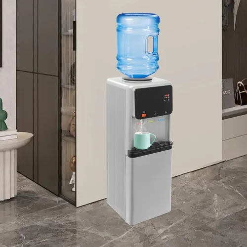 Miniatura 3 de Dispensador de agua fría y caliente de carga superior, dispensador de enfriador de agua para botellas de 3 o 5 galones, máquina de agua con bloqueo