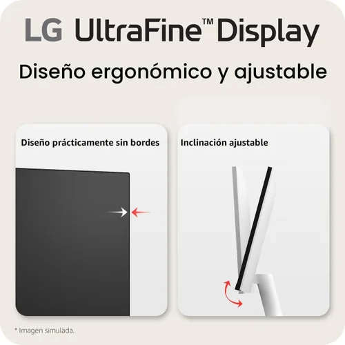 Miniatura 4 de LG 27UL500-W 27 pulgadas 4K UHD (3840 x 2160) Monitor de computadora ultrafino, IPS, AMD FreeSync, HDR10, HDMI, DisplayPort, estabilizador negro