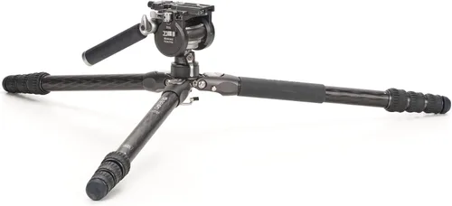 Miniatura 5 de Benro Tortoise CF Serie 2, trípode de 4 secciones con cabezal híbrido FS36PRO