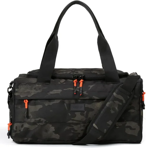 Bolsa de Lona Vooray Boost – Bolsa de Gimnasio Pequeña para Hombres y Mujeres, Bolsa de Viaje Ligera con Compartimento para Zapatos, Bolsa Deportiva