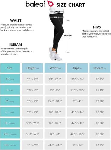 Miniatura 6 de BALEAF - Leggings térmicos de cintura alta para mujer con interior de forro polar, resistentes al agua, con bolsillos, pantalones para senderismo