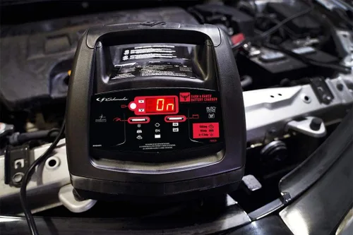 Miniatura 5 de Schumacher FR01235 - Cargador de batería con arrancador, impulso y mantenedor del motor, 100 amperios/30 amperios, 6 V/12 V, para tractores