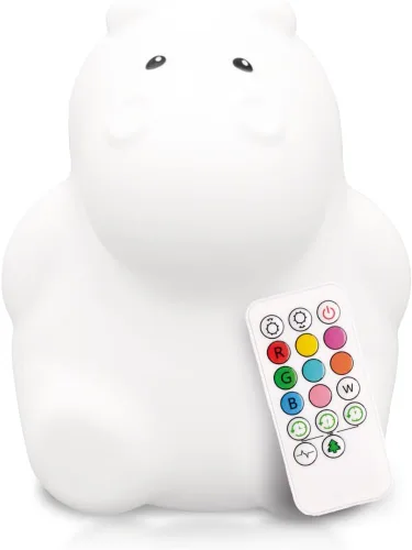 Miniatura 13 de Lumipets Pepper The Puppy Dog - Luz nocturna de silicona blanda para niños Bonita luz nocturna con control remoto y control táctil