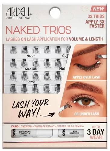 Miniatura 7 de Ardell Naked Lashes Trios Kit, 32 tríos, 1 paquete