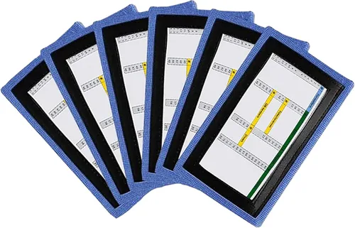 Miniatura 32 de QB Playbook Pulsera - Pulseras de juego de mariscal de campo de fútbol americano para adultos y jóvenes - Entrenador de muñeca para todos