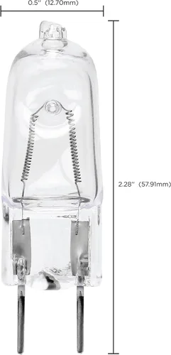 Miniatura 2 de Satco S4622 - Bombilla halógena G8 de 100 W, 1700 lúmenes, base G8, 120 voltios, regulable