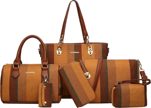 2E-youth Designer Purses and Handbags for Women Satchel Shoulder Bag Tote Top Handle Bag