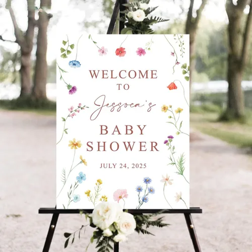 Miniatura 14 de Letrero de bienvenida personalizado para baby shower, 12 x 18, 24 x 18, 24 x 18, 24 x 36 pulgadas