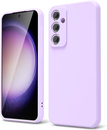 Miniatura 350 de oakxco Funda para teléfono Samsung Galaxy S21 Ultra con agarre de silicona líquida, bonita funda delgada y delgada de goma suave de TPU lisa