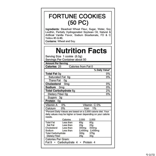 Miniatura 2 de Fun Express Galletas de la fortuna a granel 2025 – Paquete de 50 – Folletos, dulces de fiesta y suministros de Año Nuevo chino – Fabricado