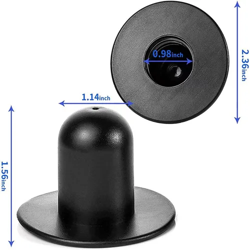 Miniatura 2 de Repuesto de tapón para bomba de piscina, filtro de orificio para piscina Bestway e Intex, tapón de pared para piscina sobre el suelo (paquete de 4)