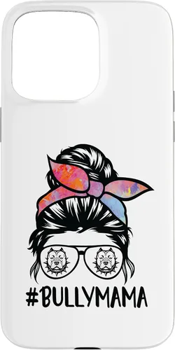Miniatura 31 de American Bully Mom Messy Bun Hair Glasses, Bully Mama Case for iPhone 16