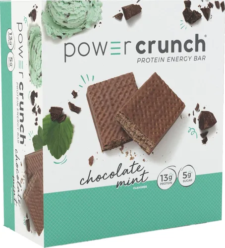 Miniatura 8 de Power Crunch - Barras de oblea proteica, snacks altos en proteínas con delicioso sabor, red velvet, 1,4 onzas (12 unidades)