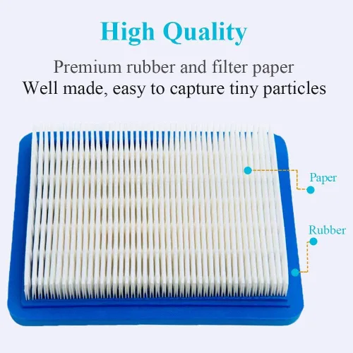 Miniatura 5 de HOODELL Paquete de 10 filtros de aire 491588S + filtro de combustible 394358 compatible con 491588 4915885, Toro 20332, Craftsman 33644, rendimiento