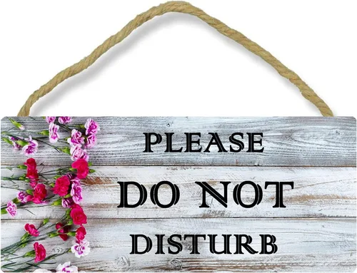 WSNIHO Letrero decorativo de madera de doble cara para el hogar, oficinas, clínicas, bufetes de abogados, hoteles o durante terapia, tratamiento de