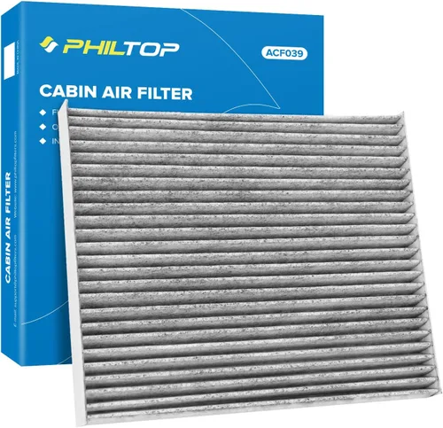 Miniatura 13 de PHILTOP Filtro de aire de cabina HEPA con carbón activado, compatible con CF10371 Cadillac CTS 2003-2013, STS 2005-2011, SRX 2004-2009, filtro