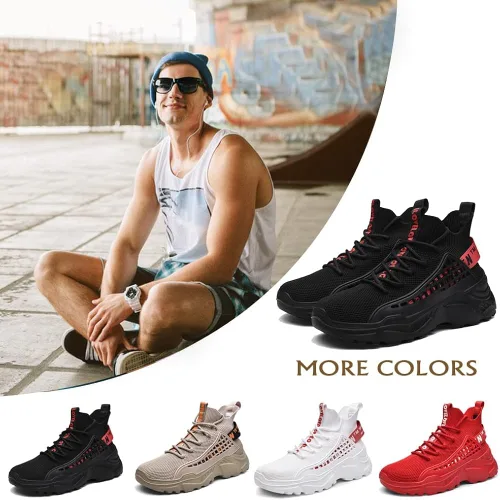 Miniatura 5 de XIDISO - Zapatos deportivos modernos para hombre, informales, para correr o caminar