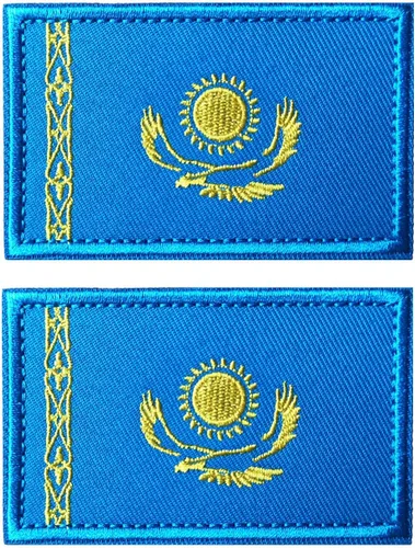 Miniatura 107 de 2 parches de bandera de Japón de AliPlus bordados tácticos militares moral parche apliques gancho y bucle