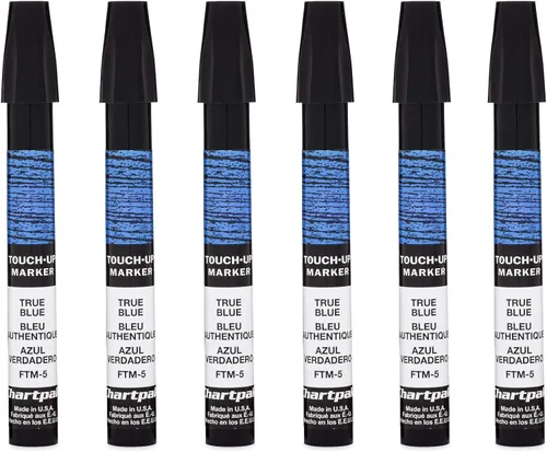 Miniatura 37 de AD Marker Chartpak - Marcadores de retoque de marco de madera, Tri-Nib, juego de 9 colores de veta de madera, 1 cada uno (FTM9)