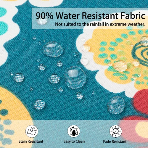 Miniatura 4 de Magpie Fabrics - Funda para cojín de banco de patio 48x18x3 pulgadas, ¡SIN inserto! Funda de repuesto para sofá biplaza al aire libre resistente al