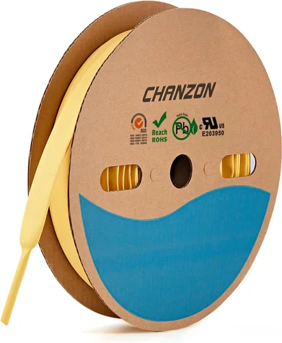 Miniatura 105 de Chanzon - Tubo termorretráctil de relación 3:1, 1-1/4" (30mm), grado marino, con revestimiento adhesivo impermeable, rollo de 4 pies