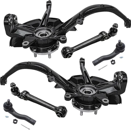 Miniatura 178 de Detroit Axle - Kit de extremo delantero para Chrysler 300 Dodge Charger Challenger 2011-2023, 2 brazos de control inferiores traseros 2 varillas