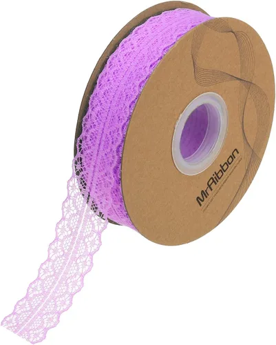 Miniatura 17 de MECCANIXITY 1.2 Inch Wide 15 Yard Lace Ribbon Floral Pattern Beige Lace Trim Ribbon for Gift Wrapping Bouquets, Wedding Decor Sewing Making, and DIY