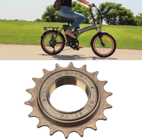 Miniatura 7 de VGEBY Rueda libre de bicicleta 18T con adaptador de volante de accionamiento derecho, alta precisión, ligero y compacto, para motores MY1016Z MY1016