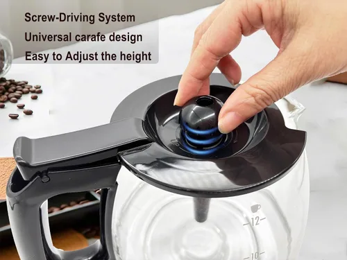 Miniatura 2 de Repuesto universal para cafetera de 12 tazas, compatible con Mr Coffee, Black&Decker, Hamilton Beach y la mayoría de las cafeteras de marcas