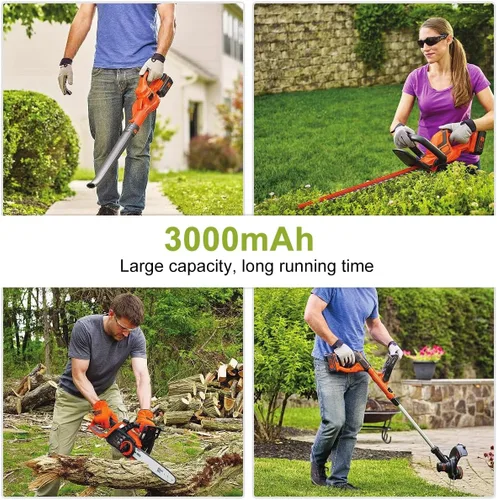 Miniatura 8 de Powilling Batería de repuesto de 40 voltios y 3.5 Ah para Black and Decker 40 V LBX2040 LBXR36 LBXR2036 LST540 LCS1240 compatible con 36V/40V MAX